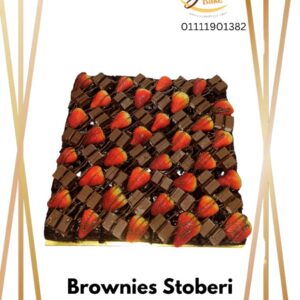 Brownies Strawberry Chocolate