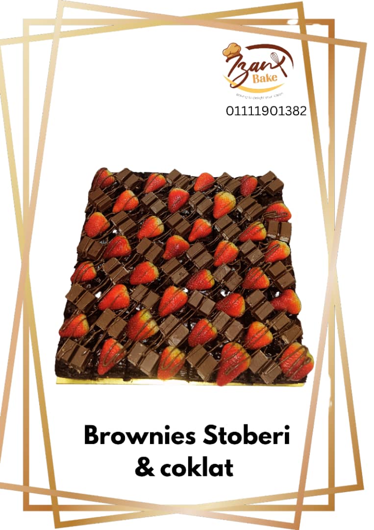 Brownies Strawberry Chocolate