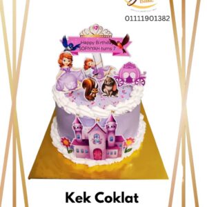 Kek Coklat/Vanila dengan tema