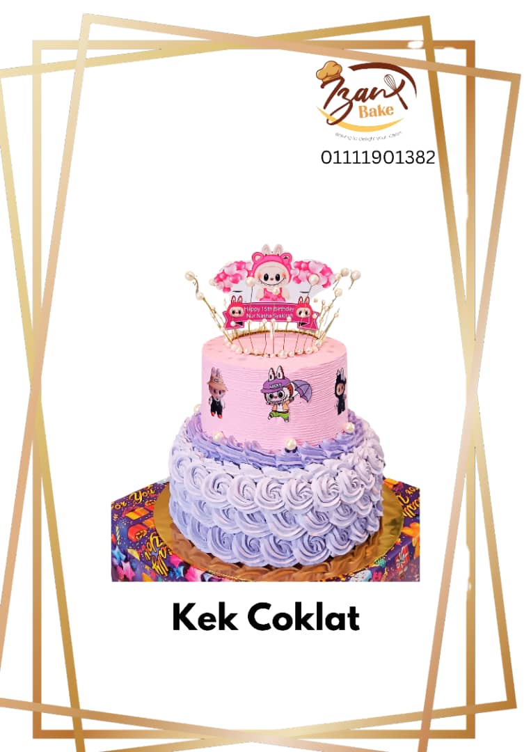 Kek Coklat 2 tingkat